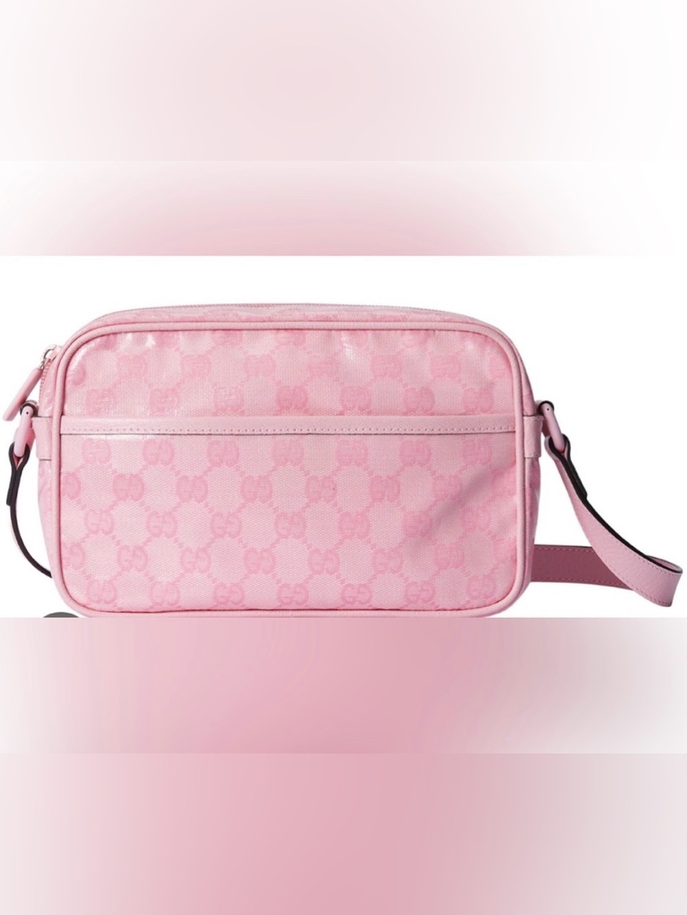 Gucci GG Crystal Mini Shoulder Bag Pink